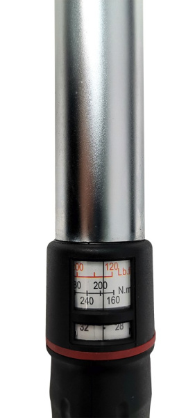 Ключ динамометрический TA-B3800-34 со шкалой в окошке, 160-800Nm, 3/4"
