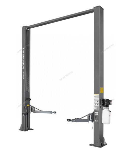 Подъемник двухстоечный NORDBERG N4124H1-4G_380_220 (4 т, верхняя синхронизацией, 220 В/380 В, серый)