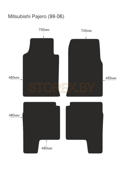 Mitsubishi Pajero (99-06) copy