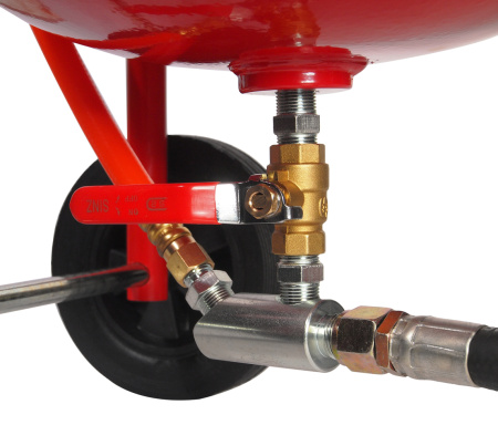 Аппарат пескоструйный JTC-5324 (38 л, шланг 1/2", 250PSI)