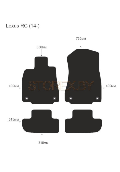 Lexus RC (14-) copy