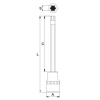 Бита-головка длинная JTC-45555200 (1/2", TORX, T55х200 мм)