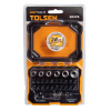 Набор вставок (бит) 1/4" PH, PZ, Hex, Torx, Slotted, TorxTR 28 предметов TOLSEN TT20376