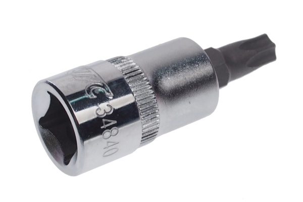 Бита-головка JTC-34840 (3/8", TORX, T40Hх37 мм, с отверстием)