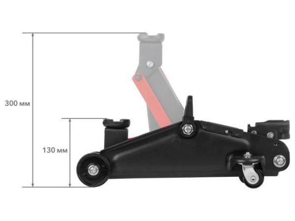 Домкрат подкатной 2т h300 STARTUL AUTO (ST8014-03)