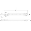 Licota AWT-TRM0010 Ключ комбинированный удлинённый дюймовый 13/16"
