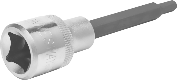 S09H4305 Насадка торцевая 1/2"DR с вставкой-битой шестигранной, H5, 100 мм