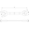 Licota AWT-EDS0809 Ключ рожковый 8х9 мм