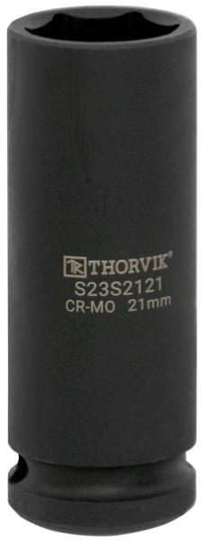 Головка торцевая ударная глубокая Thorvik S23S2122 (1/2"DR, 22 мм)