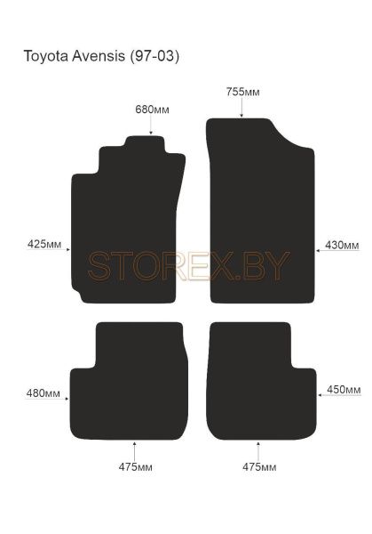 Toyota Avensis (97-03) copy