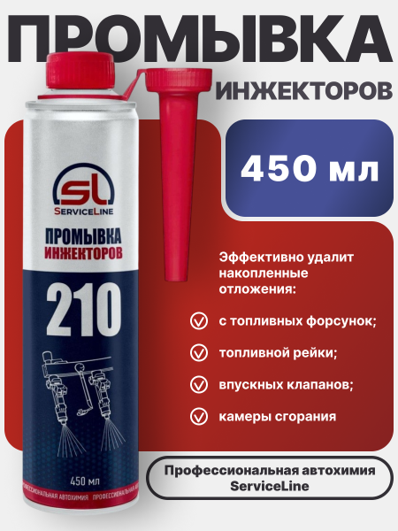 Промывка инжекторов SL 210