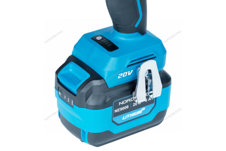 Гайковерт аккумуляторный NORDBERG NE810K ( 1/2", 20В, 1000Нм)