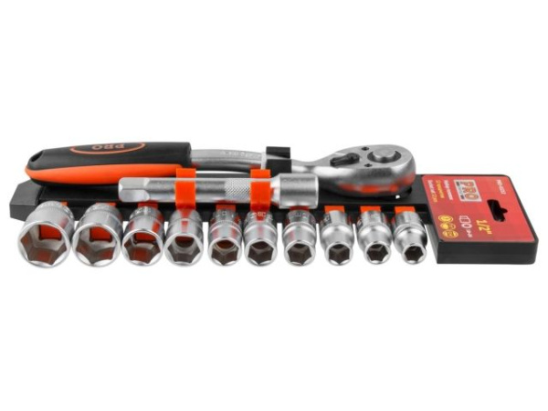 Набор головок 1/2" 10-24мм 12предм. PRO STARTUL (PRO-41212)