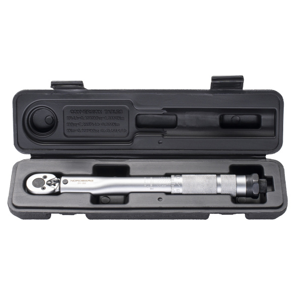 Ключ динамометрический 1/4", 5-25 Нм, в кейсе NORDBERG 291-203