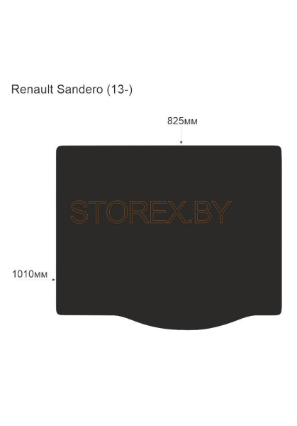 Renault Sandero (13-) Багажник copy