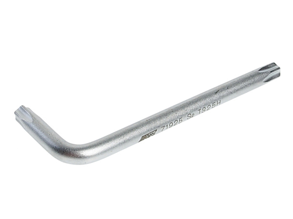 Ключ TORX Г-образный 5-гранный JTC-71925 (TS25H, L=60 мм)