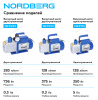 Вакуумный насос двухступенчатый NORDBERG NFP229 (283 л/мин)