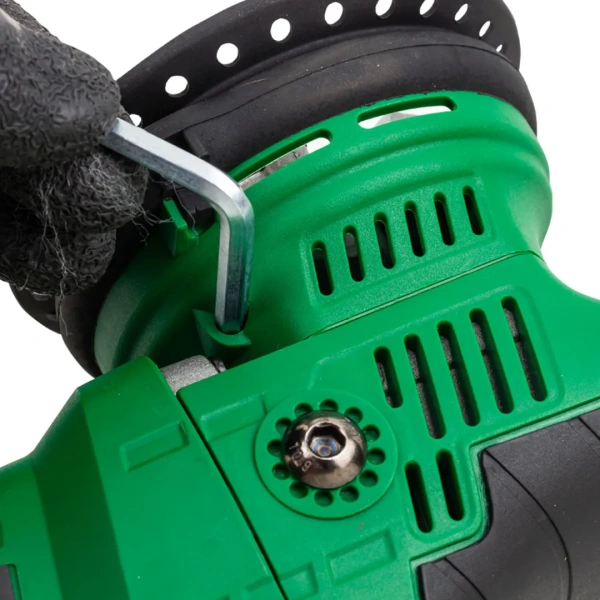 Полировальная машина электрическая эксцентриковая (230V, 1050W, 1400-4800 об/мин, диаметр круга-150мм)