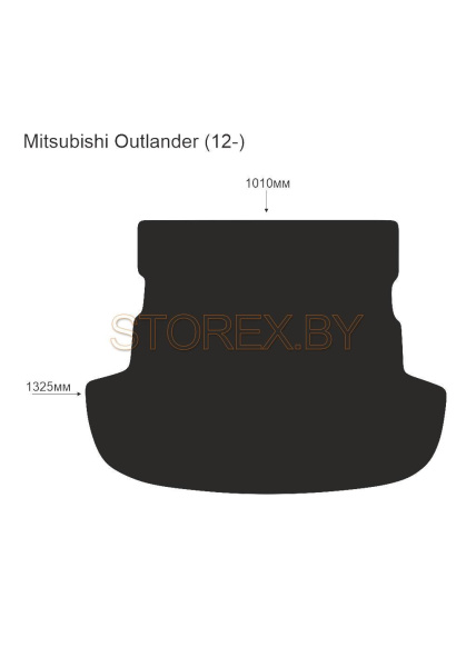 Mitsubishi Outlander (12-) Багажник copy