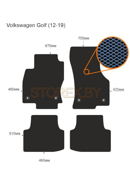 Volkswagen Golf (12-19) copy
