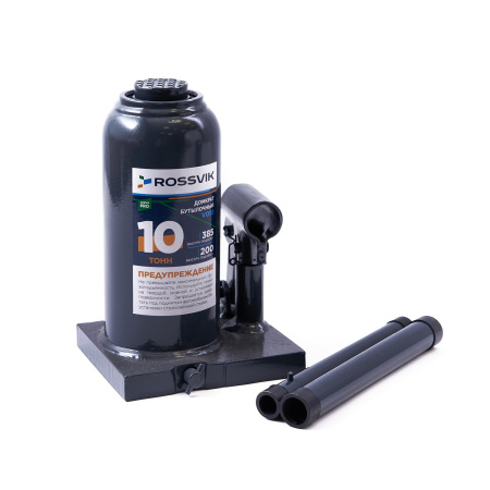 Домкрат бутылочный ROSSVIK PRO V010 (г/п 10 т)