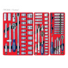 Набор инструментов ПРОФИ в синей тележке 299 предметов МАСТАК 52-07299B