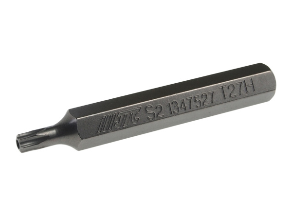 Бита TORX удлиненная JTC-1347527 (Т27Hх75 мм, 10 мм, S2)