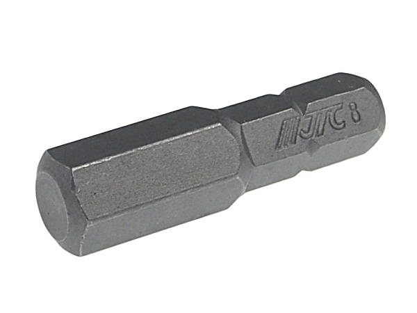 Бита HEX 6-ти гранная JTC-1153008 (H8х30 мм, 1/4" DR)