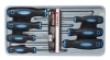 Набор отверток магнитных ''Profi''S2, 7пр. (PH:1x80,2х100,3х150мм, SL:4x100, 5.5х125, 6.5х150, 8х175мм)в лотке