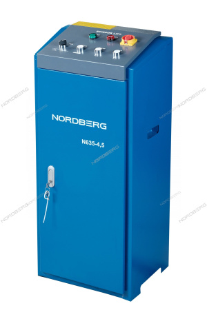 Подъемник ножничный для сход-развала NORDBERG N635-4,5 (4,5 т, 380 В, 2 уровня, с авар. опусканием, синий/серый)