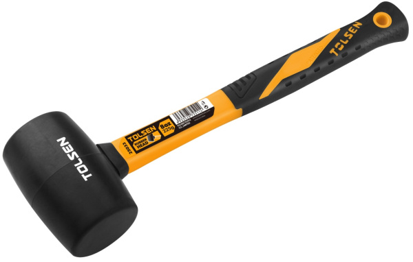Киянка "GRIPro" 225 г фибергласовая рукоятка черная TOLSEN TT25033