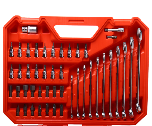 Набор инструментов 1/4" & 1/2" 6-гранный (в кейсе) 92 предмета JTC-H092C