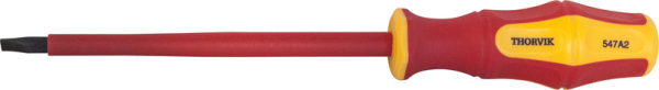 Отвертка шлицевая диэлектрическая Thorvik SDLI275