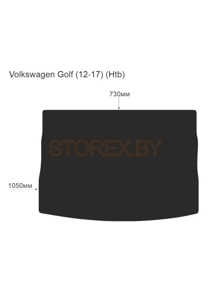 Volkswagen Golf (12-17) (Htb) Багажник copy