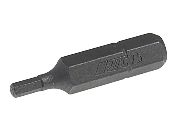 Бита HEX 6-ти гранная JTC-11530025 (H2,5х30 мм, 1/4" DR)