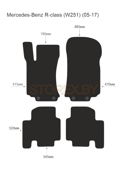 Mercedes-Benz R-class (W251) (05-17) copy