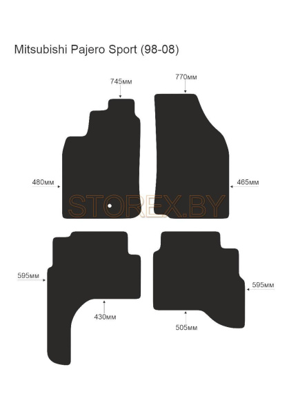 Mitsubishi Pajero Sport (98-08) copy