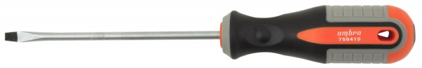 Отвертка стержневая шлицевая 750410, ROUND GRIP, SL4x100 мм