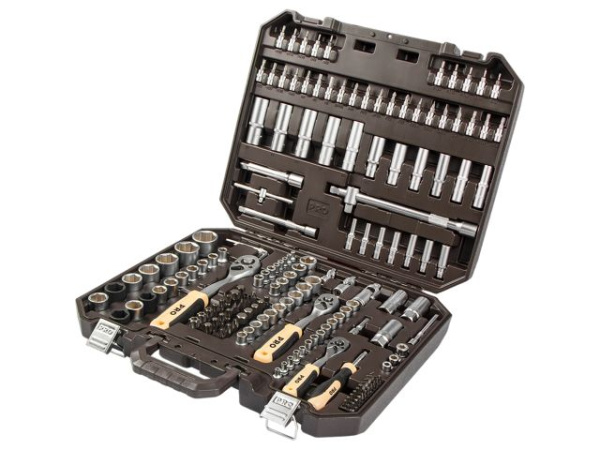 Набор головок и бит 171пр. 1/4",3/8",1/2" PRO STARTUL DAKAR (PRO-171DK)
