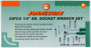 Набор головок торцевых стандартных и глубоких S04H2125S , 1/4"DR, 4-13 мм, 25 предметов