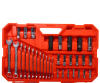 Набор инструментов 1/4" & 3/8 & 1/2" 6-гранный (в кейсе) 219 предметов JTC-H219C