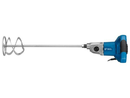 Миксер строительный BULL BM 1416 1600 Вт, 2 скор., M14, рег. об. + насадка