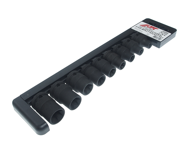 Набор головок торцевых ударных JTC-J409E (1/2", TORX, Е10-Е24, 9 предметов)