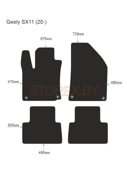Geely SX11 (20-) copy