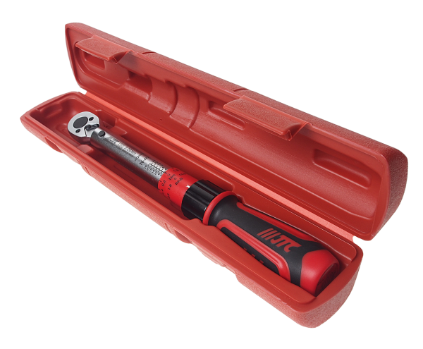 Ключ динамометрический двухстороннего действия JTC-6682 (1/4", 2-26 Нм, 370 мм)