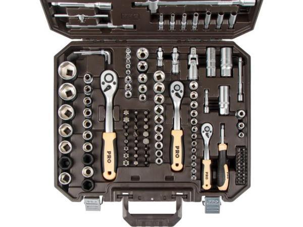 Набор головок и бит 171пр. 1/4",3/8",1/2" PRO STARTUL DAKAR (PRO-171DK)