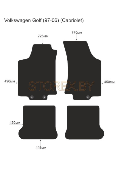 Volkswagen Golf (97-06) (Cabriolet) copy