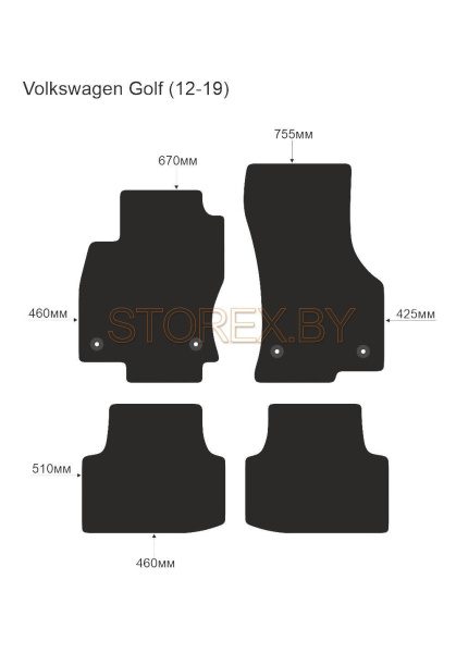 Volkswagen Golf (12-19) copy