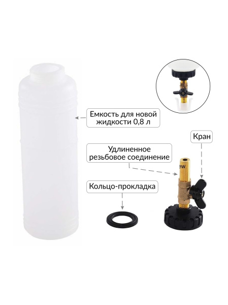 Приспособление для прокачки тормозной системы и сцепления Car-Tool CT-H030