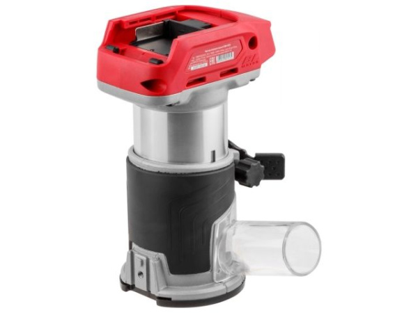 Аккум. фрезер кромочный WORTEX CMM 1835 в кор. ALL1 XLT SOLO БЕСЩЕТ., 18 В, цанга 6/8, рег. об, конс